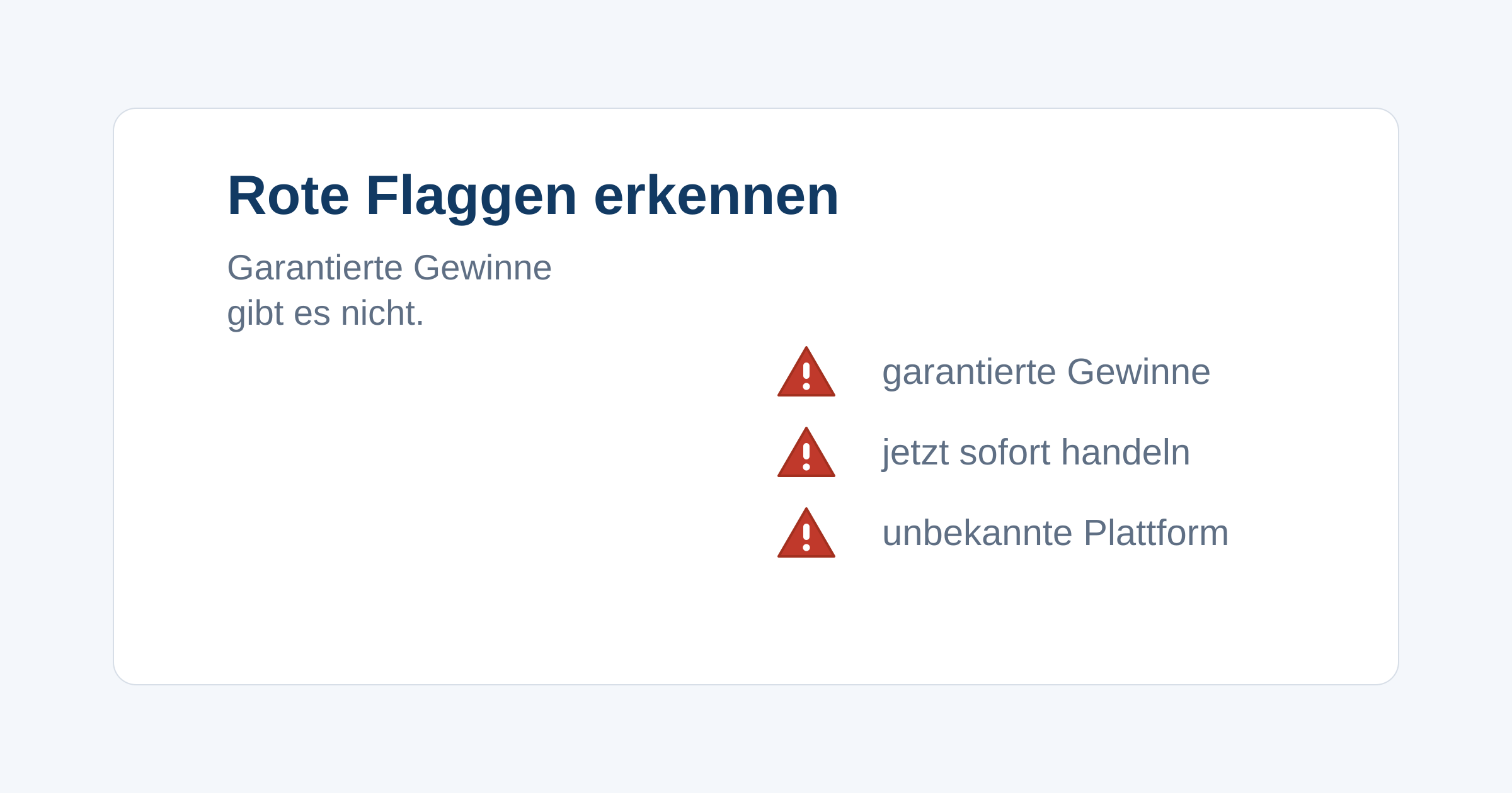 Wie du Anlagebetrug, übertriebene Versprechen und fragwürdige Finanztipps erkennst, bevor sie dich Geld kosten.
